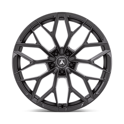 22x10.5 Asanti Black AB039 Mogul 5 Satin Black Wheel 5x112 (38mm)