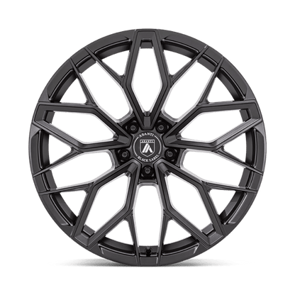 20x10.5 Asanti Black AB039 Mogul 5 Satin Black Wheel 5x120 (38mm)