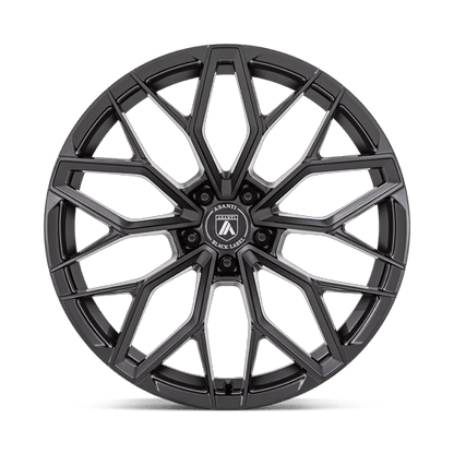 20x9 Asanti Black AB039 Mogul 5 Satin Black Wheel 5x112 (45mm)