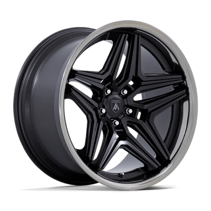 20x9 Asanti ABL-46 Duke Satin Black W/ Double Dark Tint Lip Wheel 5x115 (15mm)