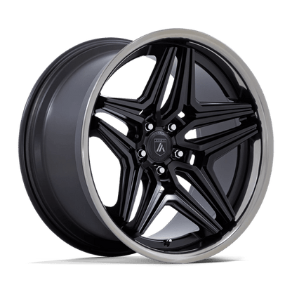 20x10.5 Asanti ABL-46 Duke Satin Black W/ DDT Lip Wheel 5x120 (18mm)