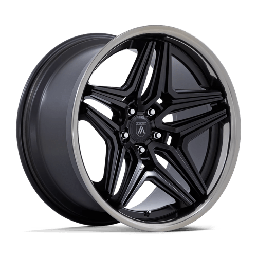 20x10.5 Asanti Black AB046 Duke Satin Black DDT Lip Wheel 5x4.5 (18mm)