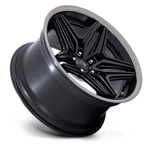 20x10.5 Asanti Black AB046 Duke Satin Black DDT Lip Wheel 5x4.5 (18mm)