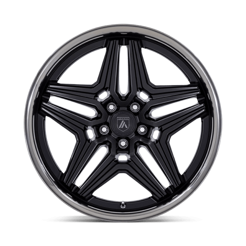 20x10.5 Asanti Black AB046 Duke Satin Black DDT Lip Wheel 5x4.5 (18mm)