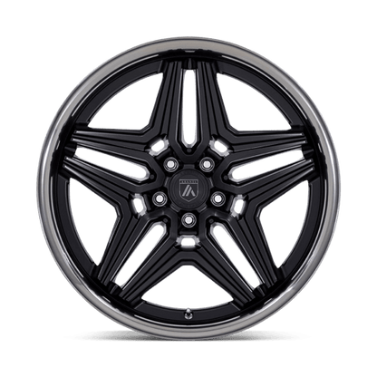 20x10.5 Asanti Black AB046 Duke Satin Black DDT Lip Wheel 5x4.5 (18mm)