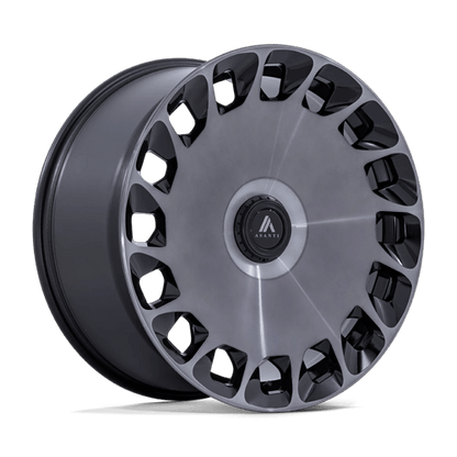 24x10 Asanti ABL-45 Aristocrat Gloss Black Machined Face DDT Wheel 5x120 (35mm)