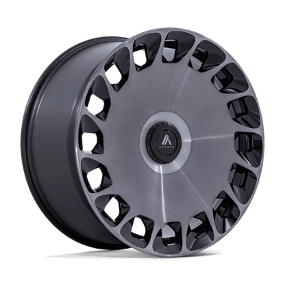 20x9 Asanti Black AB045 Aristocrat Black Mach Face DDT Wheel 5x115/5x120 (15mm)