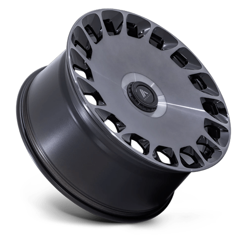24x10 Asanti Black AB045 Aristocrat Black Mach Face DDT Wheel 6x135/6x5.5 (30mm)