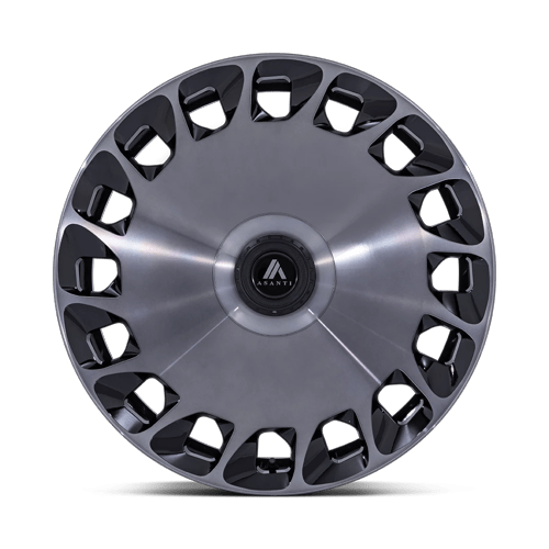 24x10 Asanti Black AB045 Aristocrat Black Mach Face DDT Wheel 6x135/6x5.5 (30mm)