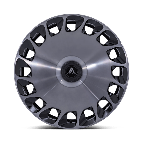 20x10.5 Asanti Black AB045 Aristocrat Black Mach DDT Wheel 5x115/5x120 (18mm)