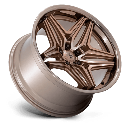 22x9 Asanti Black AB046 Duke Platinum Bronze Wheel Blank (15mm)