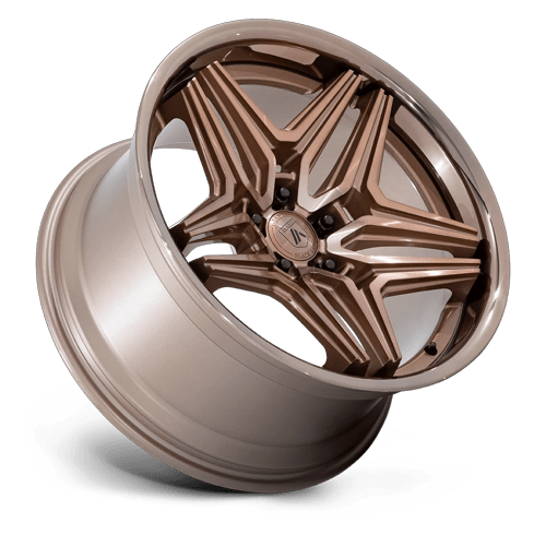 22x9 Asanti Black ABL-46 Duke Platinum Bronze Wheel 5x120 (15mm)