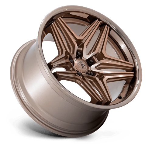 22x10.5 Asanti Black ABL-46 Duke Platinum Bronze Wheel 5x115 (18mm)