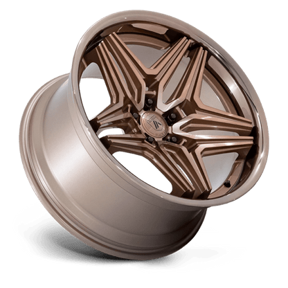20x10.5 Asanti Black AB046 Duke Platinum Bronze Wheel 5x4.5 (18mm)