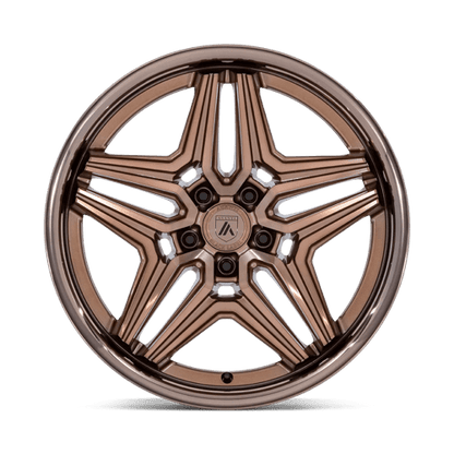 20x10.5 Asanti Black AB046 Duke Platinum Bronze Wheel 5x4.5 (18mm)