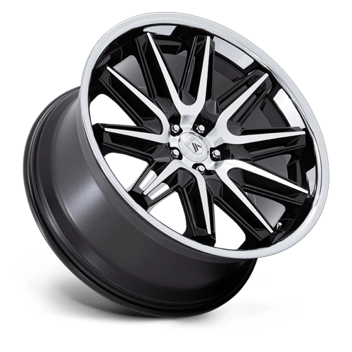 22x9 Asanti Black AB047 Imperator Gloss Black Machined SS Lip Wheel 5x120 (27mm)