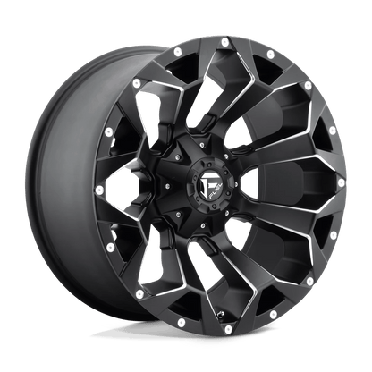 20x9 Fuel D546 Assault Matte Black & Milled Wheel 8x170 (20mm)