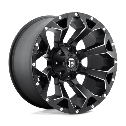 18x9 Fuel D546 Assault Matte Black & Milled Wheel 5x5.5/5x150 (1mm)