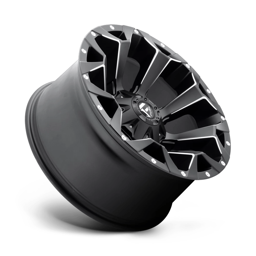 20x9 Fuel D546 Assault Matte Black & Milled Wheel 8x170 (20mm)