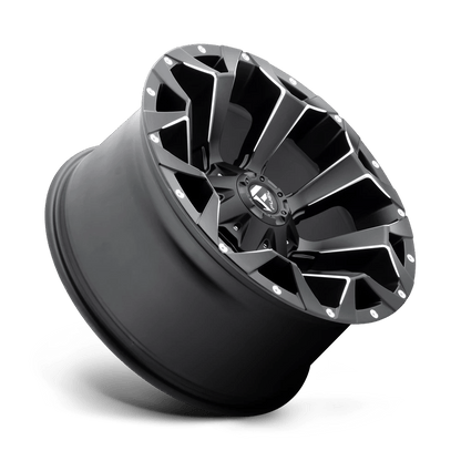 18x9 Fuel D546 Assault Matte Black & Milled Wheel 5x5.5/5x150 (1mm)