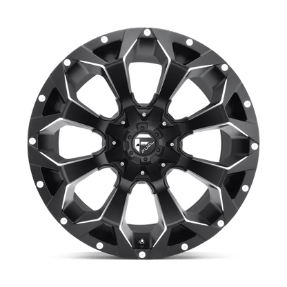 18x9 Fuel D546 Assault Matte Black & Milled Wheel 6x135/6x5.5 (-13mm)