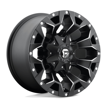 17x9 Fuel Offroad D546 Assault Matte Black Milled Wheel 6x120 (1mm)