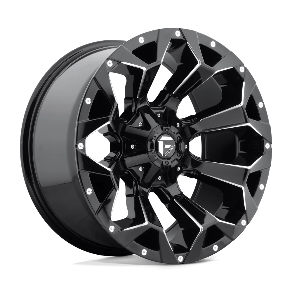 20x10 Fuel Off-Road D576 Assault Gloss Black Milled Wheel 8x180 (-18mm)