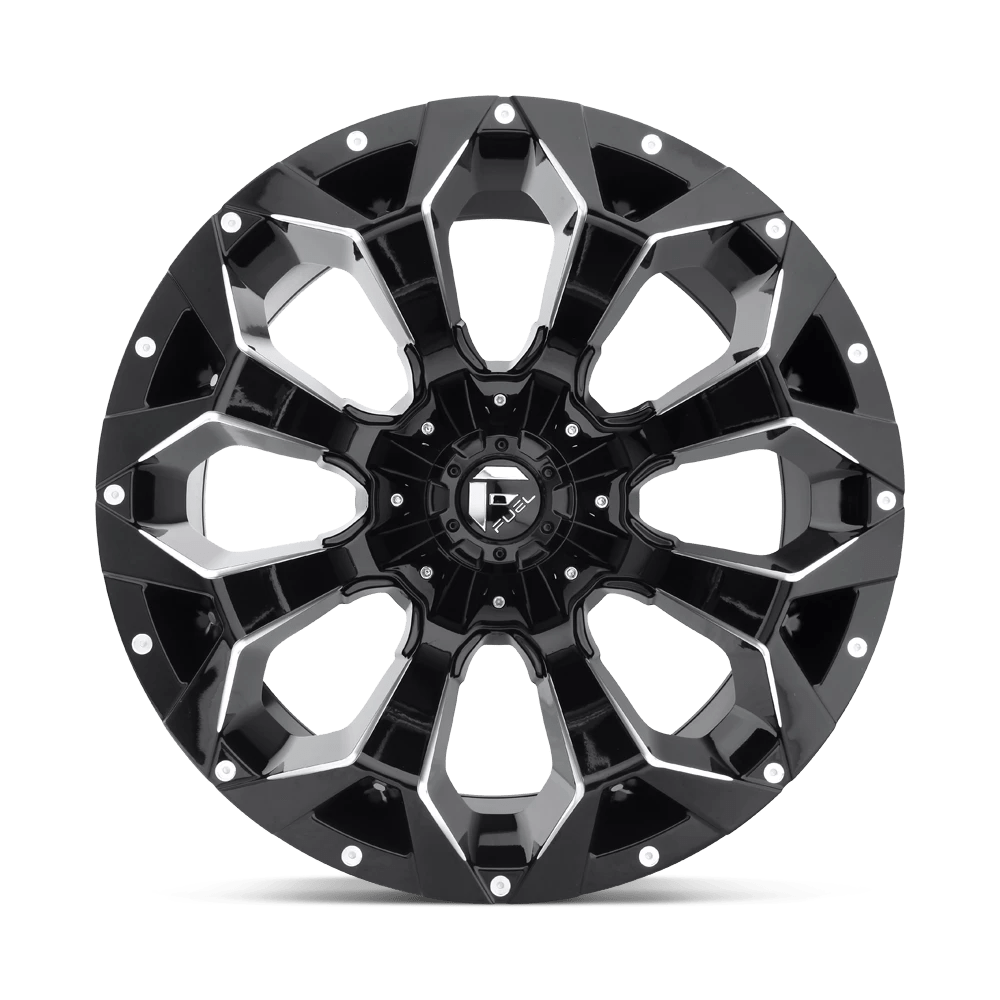 20x10 Fuel D576 Assault Gloss Black & Milled Wheel 8x170 (-18mm)
