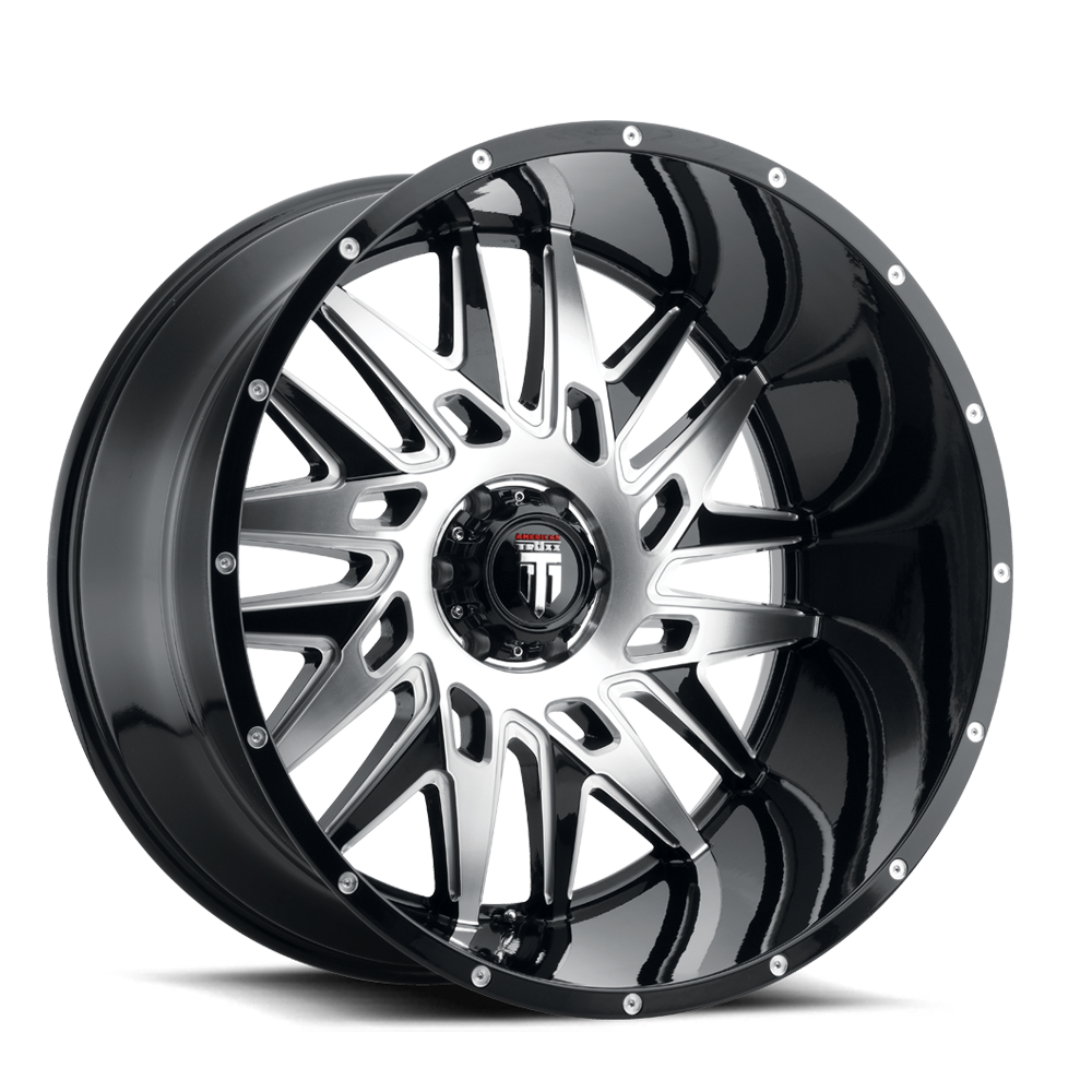 22x12 American Truxx DNA Black/Machined Wheel 5x150 (-44mm)