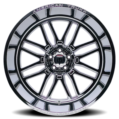 22x12 American Truxx Restless Chrome Wheel 8x170 (-44mm)