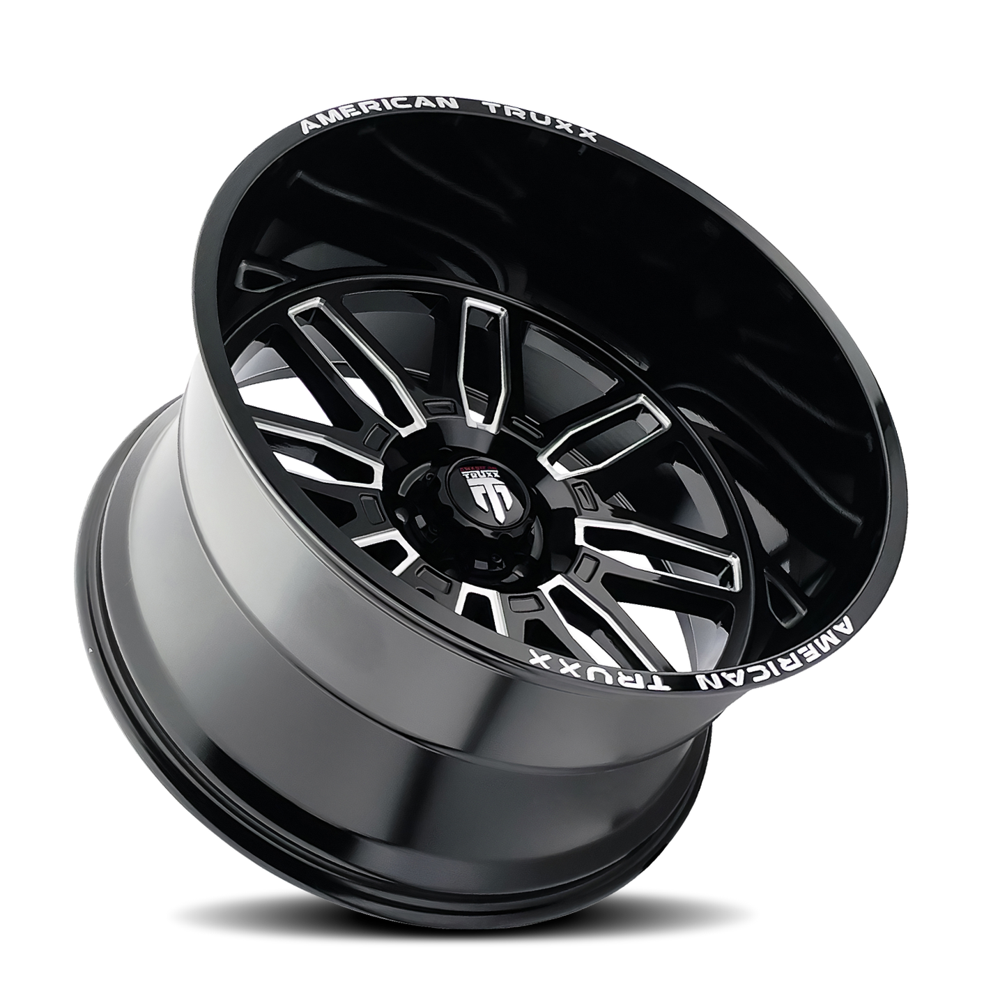 20x10 American Truxx AT1915 Restless Black/Milled Wheel 5x5 (-25mm)