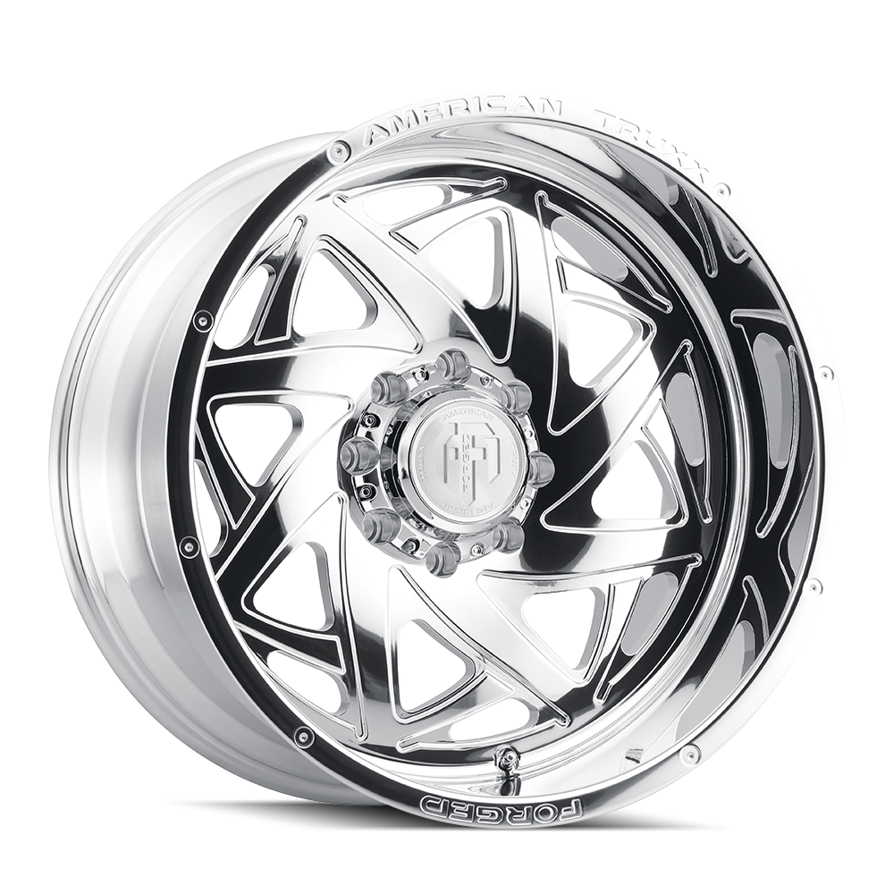 24x14 American Truxx Forged KRONOS Polished Wheel 6x5.5 (-76mm)