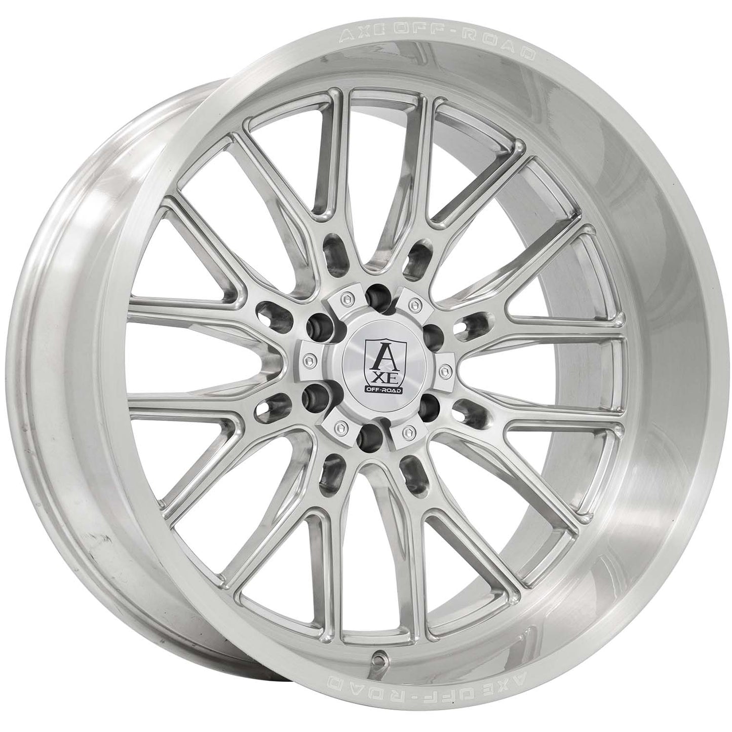 26x12 Axe Atlas Silver Wheel 8x180 (-44mm)