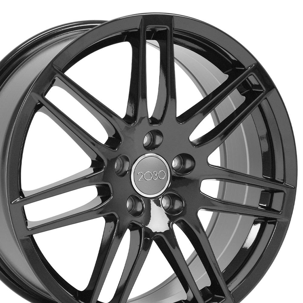 18x8 OE Wheels AU05 Gloss Black Wheel 5x112 (42mm)
