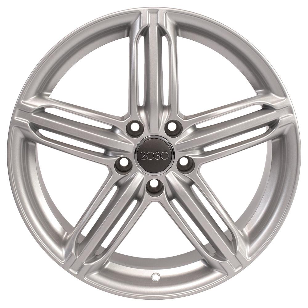 18x8 OE Wheels AU12 Silver Wheel 5x112 (35mm)