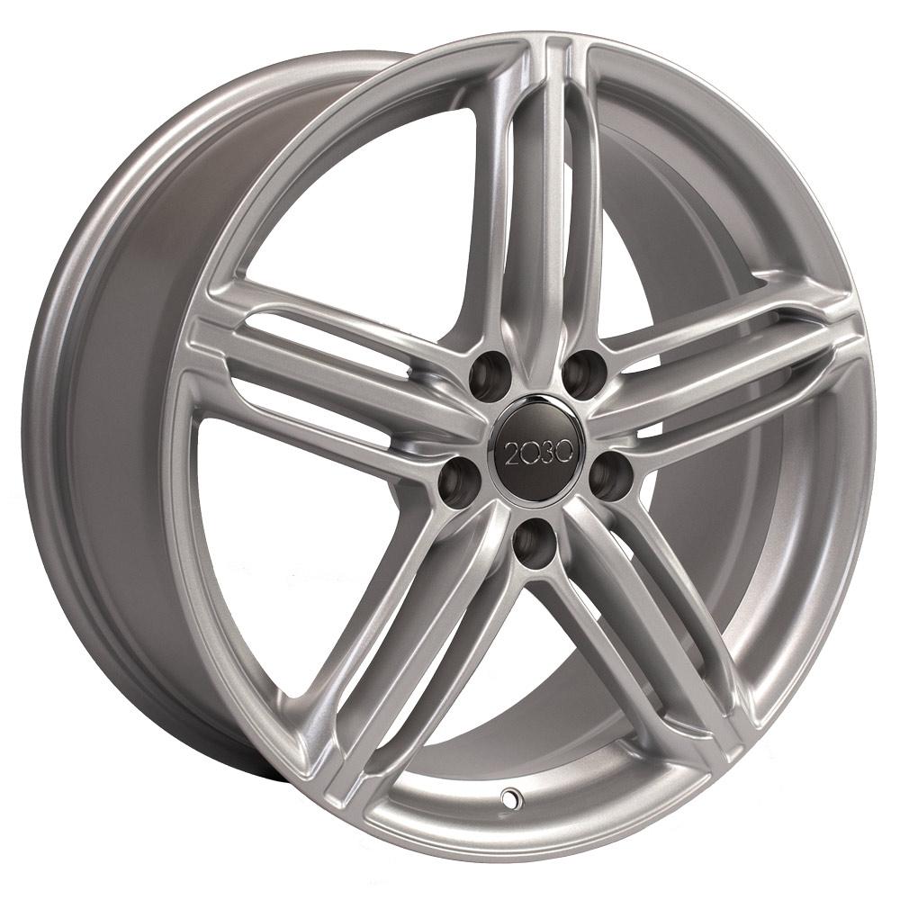 18x8 OE Wheels AU12 Silver Wheel 5x112 (35mm)