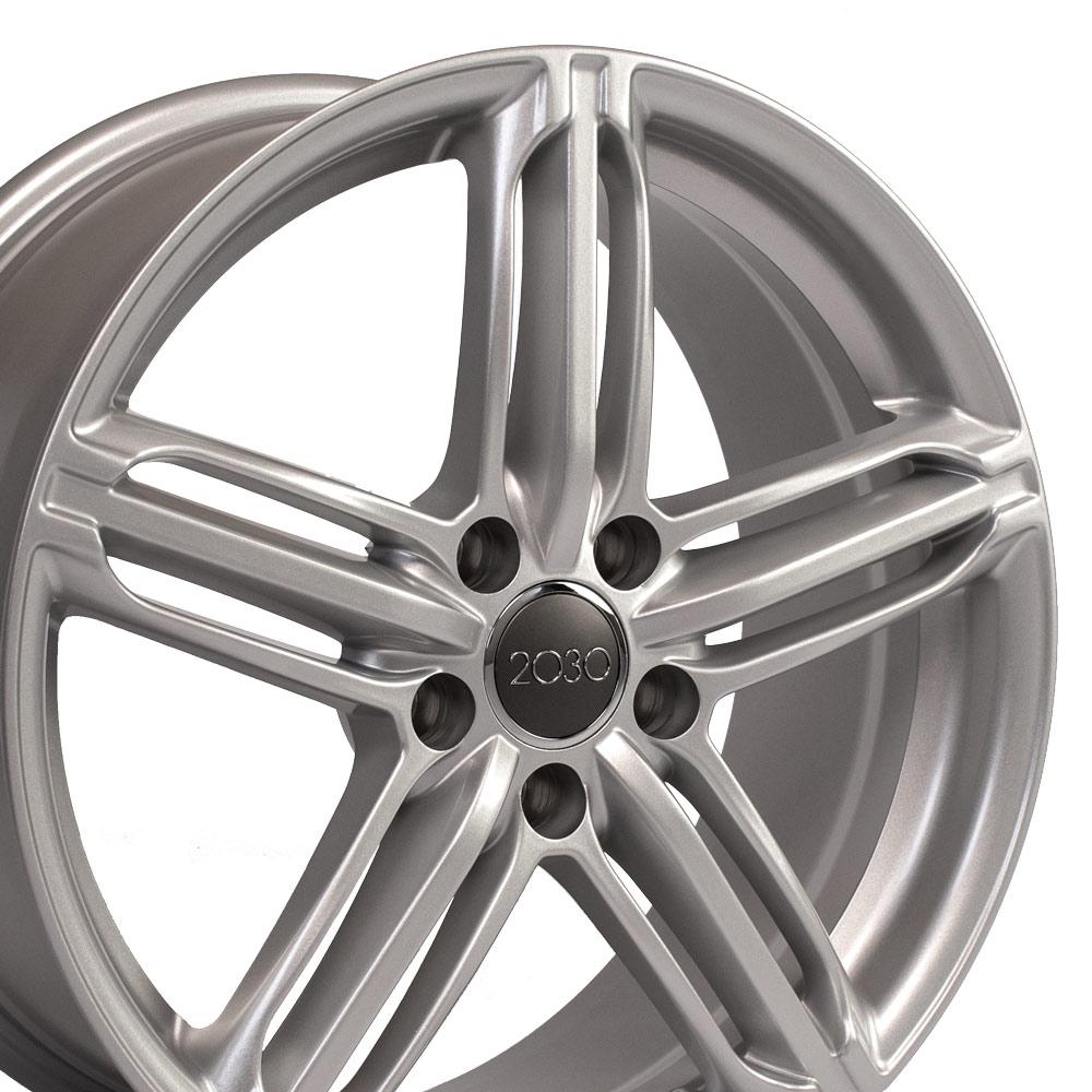 18x8 OE Wheels AU12 Silver Wheel 5x112 (35mm)