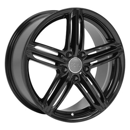 18x8 OE Wheels AU12 Gloss Black Wheel 5x112 (45mm)