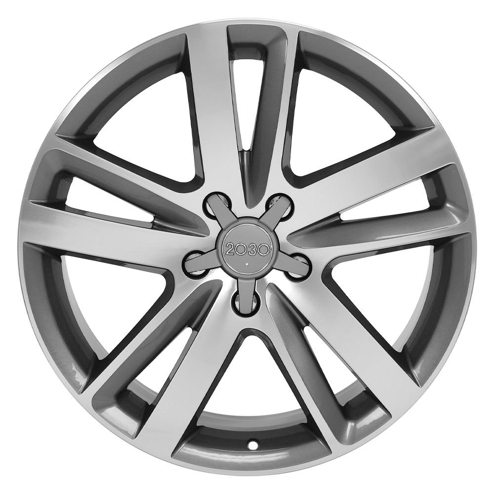 20x9 OE Wheels AU20 Gunmetal Machined Wheel 5x130 (60mm)