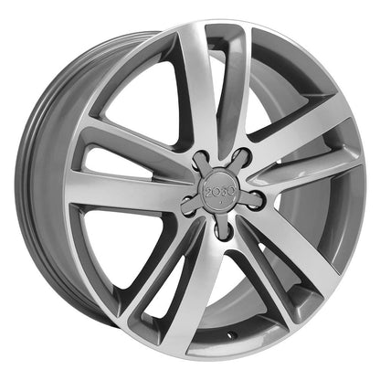 20x9 OE Wheels AU20 Gunmetal Machined Wheel 5x130 (60mm)