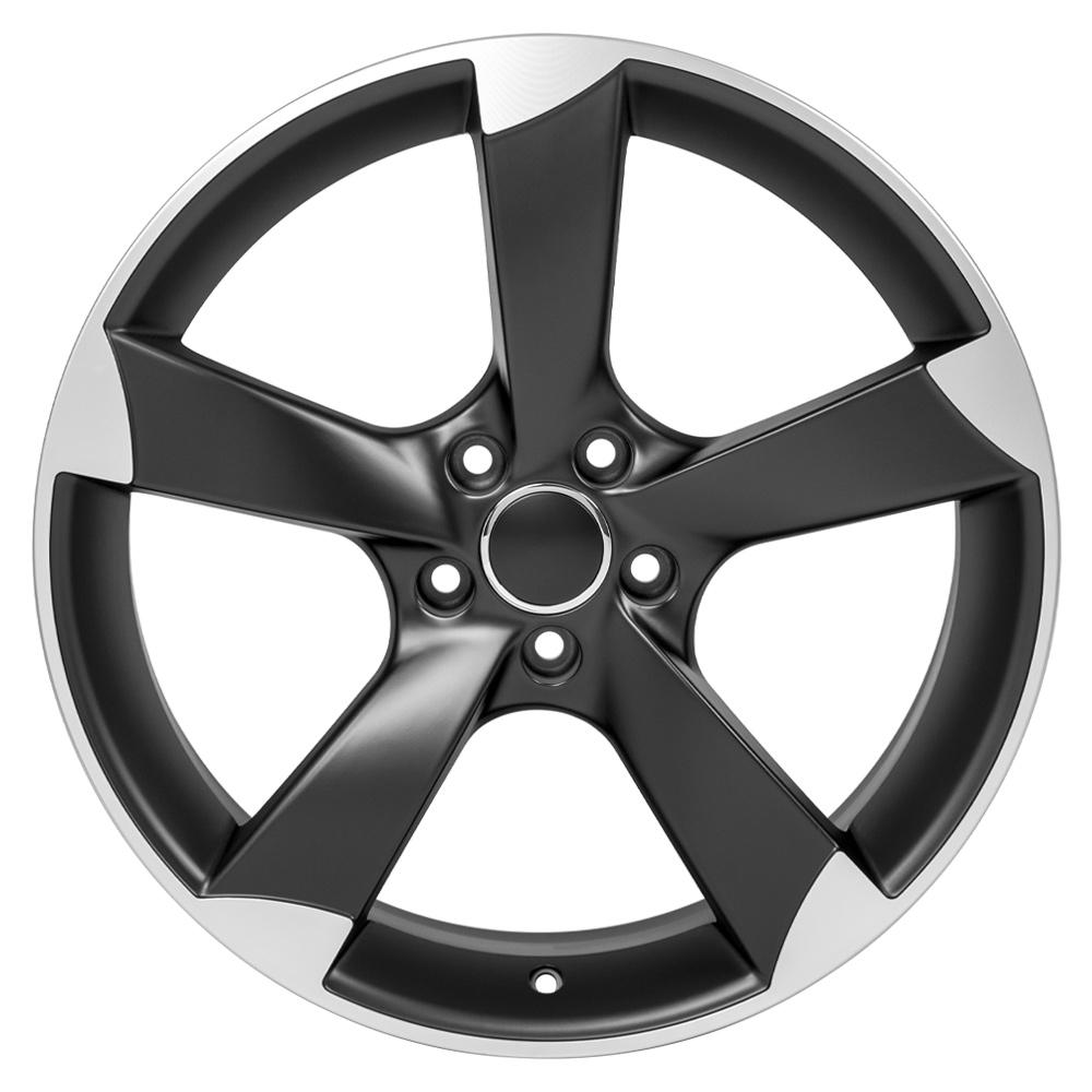 19x8.5 OE Wheels AU29 Satin Black Machined Wheel 5x112 (35mm)