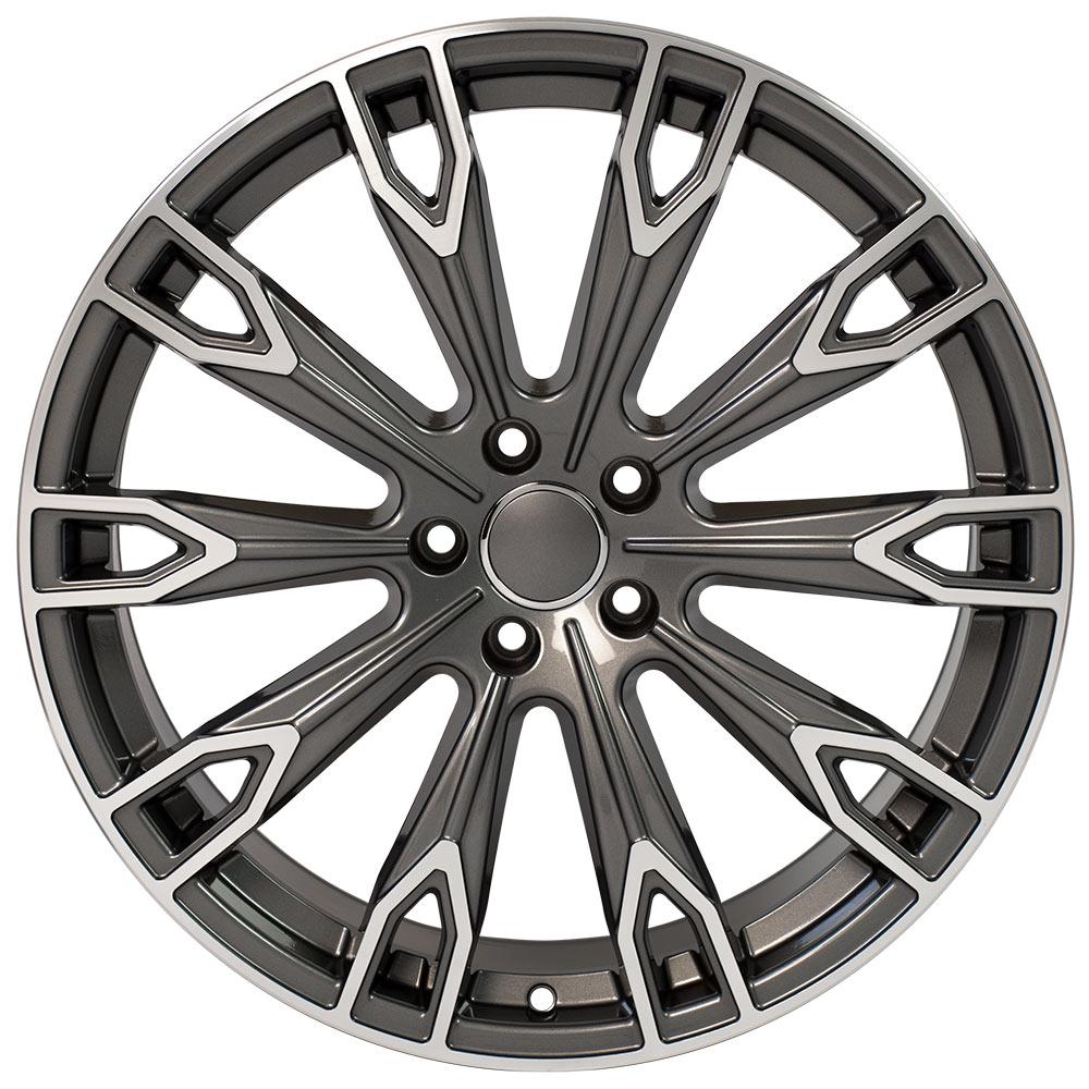 20x9 OE Wheels AU32 Gunmetal Machined Wheel 5x112 (33mm)
