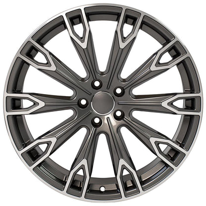 20x9 OE Wheels AU32 Gunmetal Machined Wheel 5x112 (33mm)