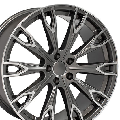 20x9 OE Wheels AU32 Gunmetal Machined Wheel 5x112 (33mm)
