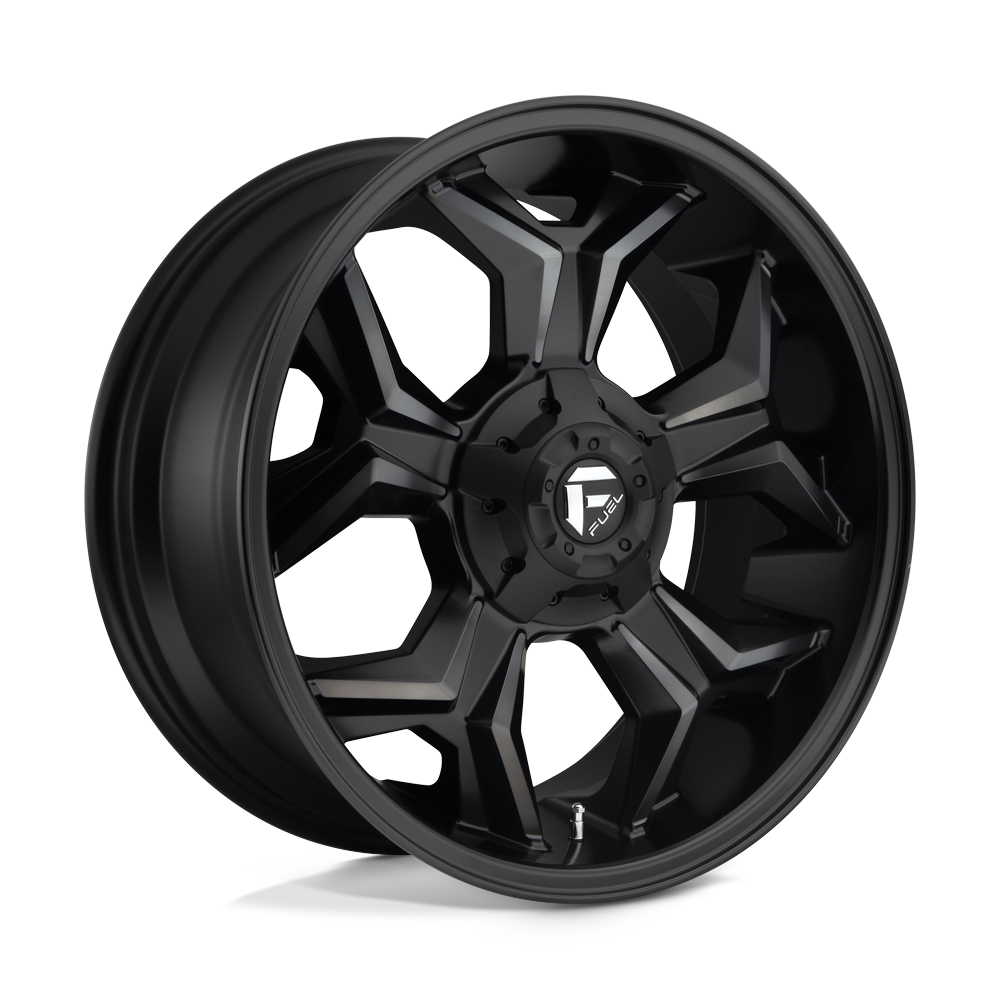 20x9 Fuel D605 Avenger Black Machined W/Tint Wheel 6x5.5/6x135 (20mm)