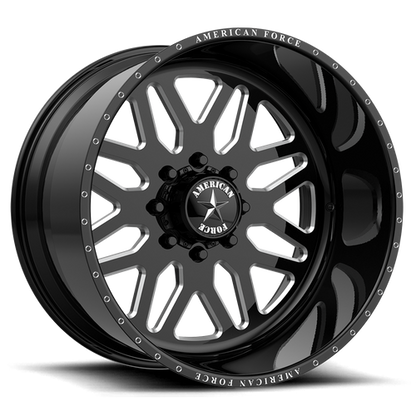 24x11 American Force AFW B02 Trax Gloss Black Mach FORGED SS Wheel 6x5.5 (0mm)