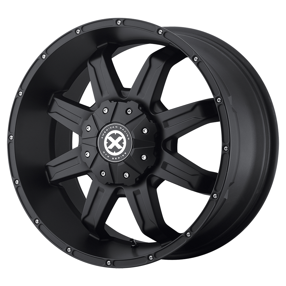 18x8.5 ATx Series Ax192 BLADE Satin Black Wheel 5x5/5x5.5 (18mm)