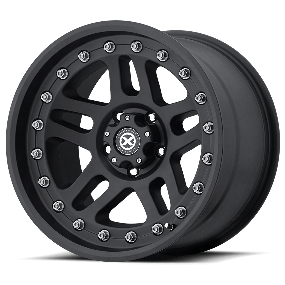 17x9 ATx Series Ax195 CORNICE Textured Black Wheel 5x4.5 (-12mm)