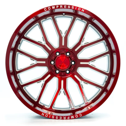 24x12 Axe AX6.2 Candy Red Wheel 8x170 (-44mm)