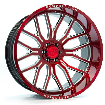 24x12 Axe AX6.2 Candy Red Wheel 8x170 (-44mm)